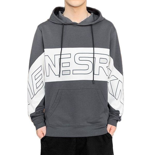 men's hoodies & sweatshirts spring/fall 2021 hooded hoodie men loose long sleeves, Black
men's hoodies & sweatshirts spring/fall 2021 hooded hoodie men loose long sleeves, Black