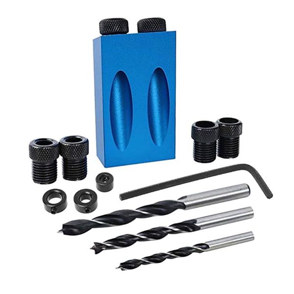 professional drill bits 14pcs pocket hole jig kit heavy duty easy tool system woodworking screw lsf99
professional drill bits 14pcs pocket hole jig kit heavy duty easy tool system woodworking screw lsf99