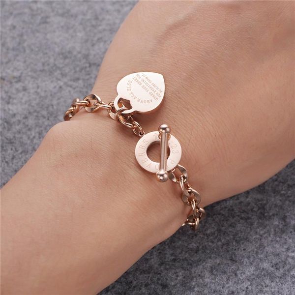 bangle fashion selling titanium steel bracelet female o word chain love bible motto bracelets for women charm, Black
bangle fashion selling titanium steel bracelet female o word chain love bible motto bracelets for women charm, Black