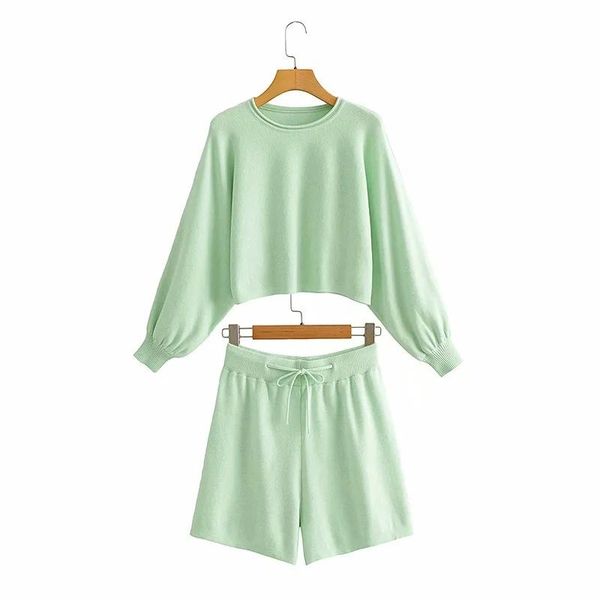 women's tracksuits autumn womens two peices set leisure outfits cotton oversized sweater high waist shorts candy color clothing ss965, Gray
women's tracksuits autumn womens two peices set leisure outfits cotton oversized sweater high waist shorts candy color clothing ss965, Gray
