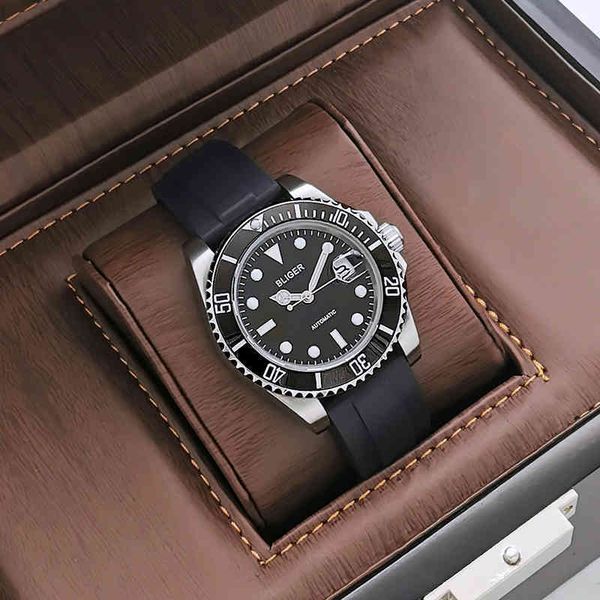 brand wristwatches mens watches mechanical stainless steel shell luminous gmt clock reloj business automatic water ghost luxury watch, Slivery;brown
brand wristwatches mens watches mechanical stainless steel shell luminous gmt clock reloj business automatic water ghost luxury watch, Slivery;brown