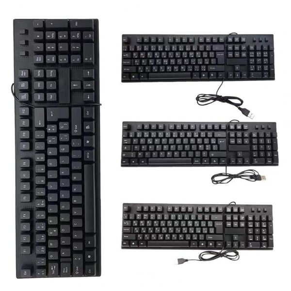 keyboards 108 keys spanish french russian language keyboard arabic-language waterproof multiple languages ergonomic usb for pc laptop
keyboards 108 keys spanish french russian language keyboard arabic-language waterproof multiple languages ergonomic usb for pc laptop