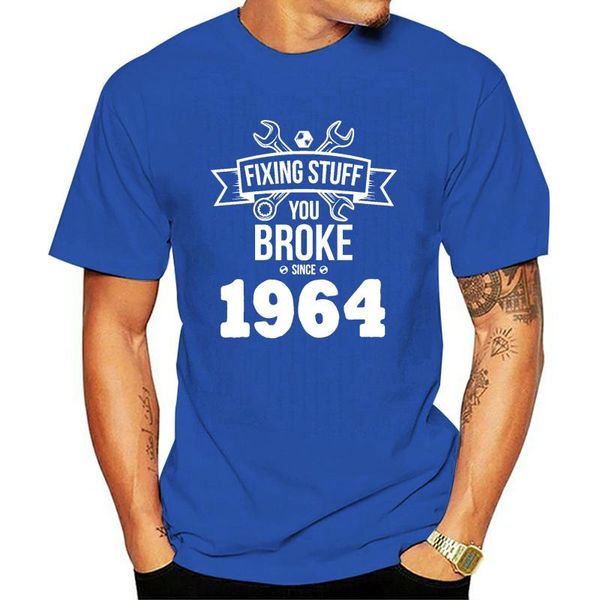 men's t-shirts fixing stuff since 1964 t shirt - gift for dad diy mechanic plumber electrician cool pride men tshirt, White;black
men's t-shirts fixing stuff since 1964 t shirt - gift for dad diy mechanic plumber electrician cool pride men tshirt, White;black