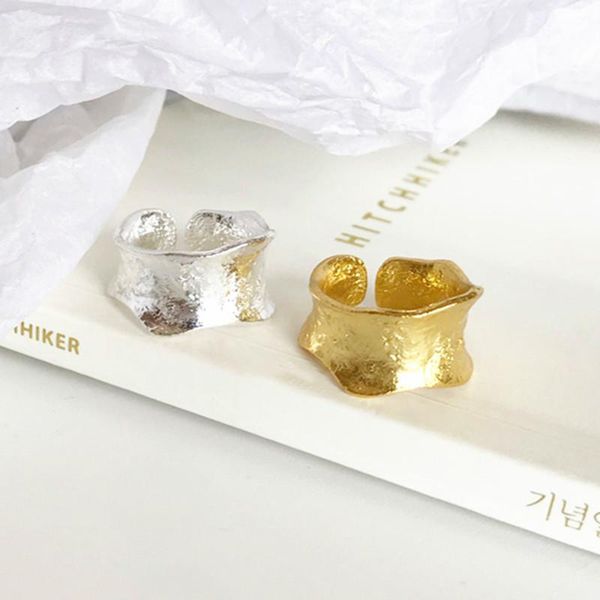 cluster rings yizizai vintage irregular silver plated finger ring geometric adjustable concave gold color for women, Golden;silver
cluster rings yizizai vintage irregular silver plated finger ring geometric adjustable concave gold color for women, Golden;silver