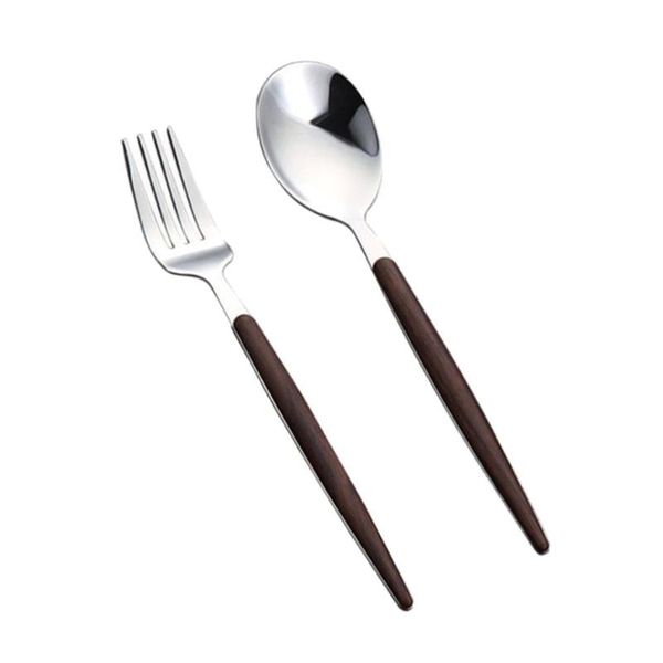 forks 2pcs western tableware set stainless steel cutlery walnut handle flatware (fork+spoon)
forks 2pcs western tableware set stainless steel cutlery walnut handle flatware (fork+spoon)