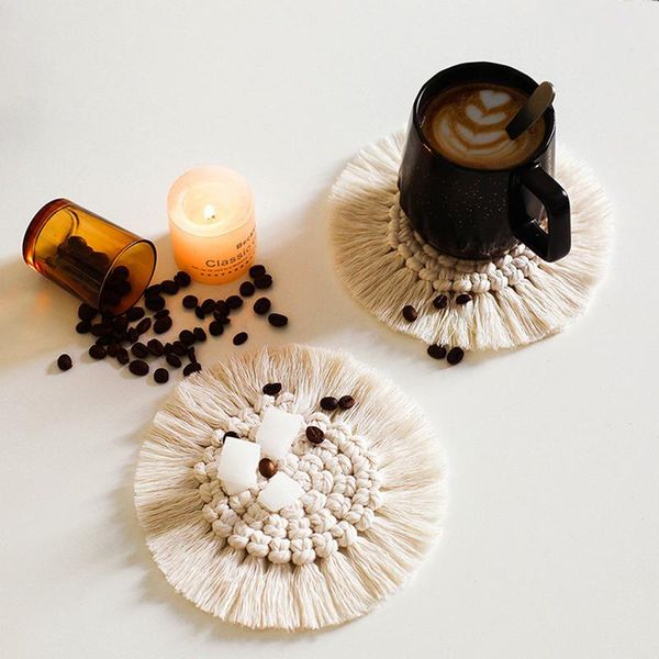 mats & pads macrame placemats cup mat non-slip insulation bohemia tablecloth table kitchen dinner home decoration
mats & pads macrame placemats cup mat non-slip insulation bohemia tablecloth table kitchen dinner home decoration