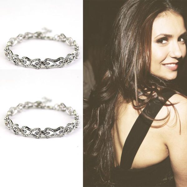 charm bracelets the vampire diaries klaus caroline forbes rhinestone crystal bow shine bracelet fashion jewelry, Golden;silver
charm bracelets the vampire diaries klaus caroline forbes rhinestone crystal bow shine bracelet fashion jewelry, Golden;silver