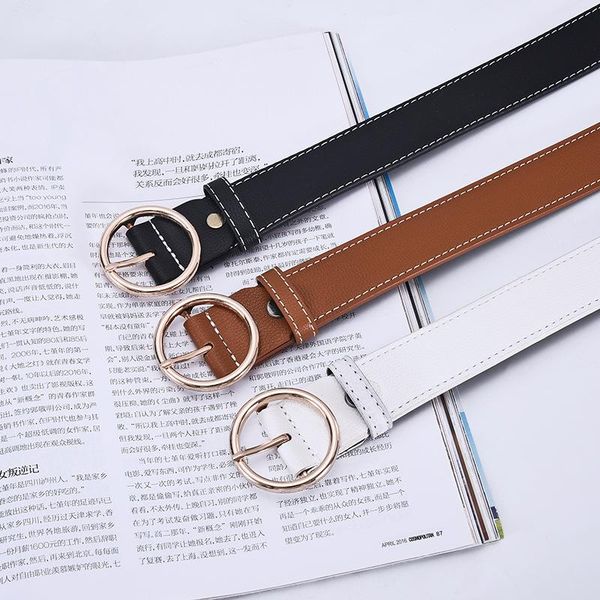 belts q ladies decorative women's belt adjustable 1pcs casual pu leather 105cm/95cm yellow/black/white waist round buckle, Black;brown
belts q ladies decorative women's belt adjustable 1pcs casual pu leather 105cm/95cm yellow/black/white waist round buckle, Black;brown