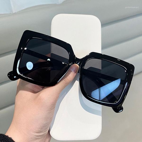 imwete vintage sunglasses women men luxury sun glasses oversizes square eyeglasses 2021 brand designer eyewear uv400, White;black
imwete vintage sunglasses women men luxury sun glasses oversizes square eyeglasses 2021 brand designer eyewear uv400, White;black