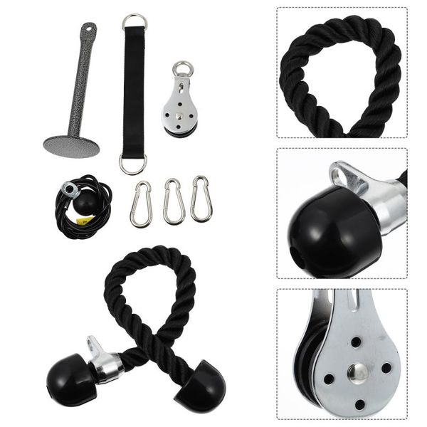 golf balls 1 set tricep rope down cable machine attachment pulley system