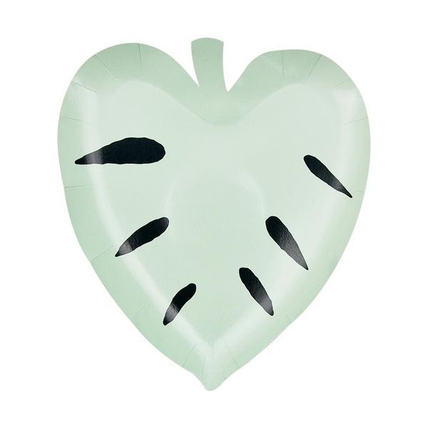 disposable dinnerware 8pcs 9inch birthday party leaf shape paper dessert plates green cake dish summer dinner tableware eco-friendly
disposable dinnerware 8pcs 9inch birthday party leaf shape paper dessert plates green cake dish summer dinner tableware eco-friendly