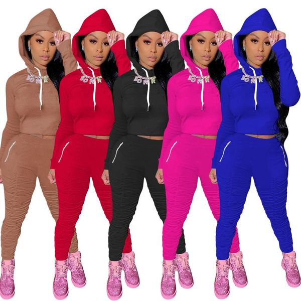 autumn winter women casual fashion solid with hood sports pleated zipper pocket two piece set tracksuit sweatsuit outfits women's track, Gray
autumn winter women casual fashion solid with hood sports pleated zipper pocket two piece set tracksuit sweatsuit outfits women's track, Gray