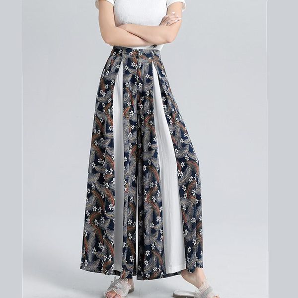 women's pants & capris large size female bohemian printed irregular split wide-leg fashion casual retro elastic waist was thin drape, Black;white
women's pants & capris large size female bohemian printed irregular split wide-leg fashion casual retro elastic waist was thin drape, Black;white