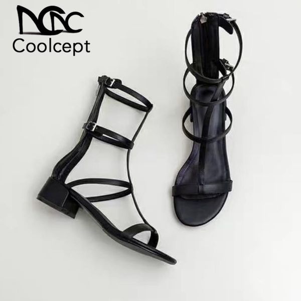 dress shoes coolcept fashion sandals summer boots thick heel gladiator black zipper ladies footwear size 35-40
dress shoes coolcept fashion sandals summer boots thick heel gladiator black zipper ladies footwear size 35-40