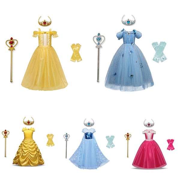 classic fancy girls princess dress up cosplay costume tulle birthday gown party halloween children party clothes for 4-10 years, Red;yellow
classic fancy girls princess dress up cosplay costume tulle birthday gown party halloween children party clothes for 4-10 years, Red;yellow