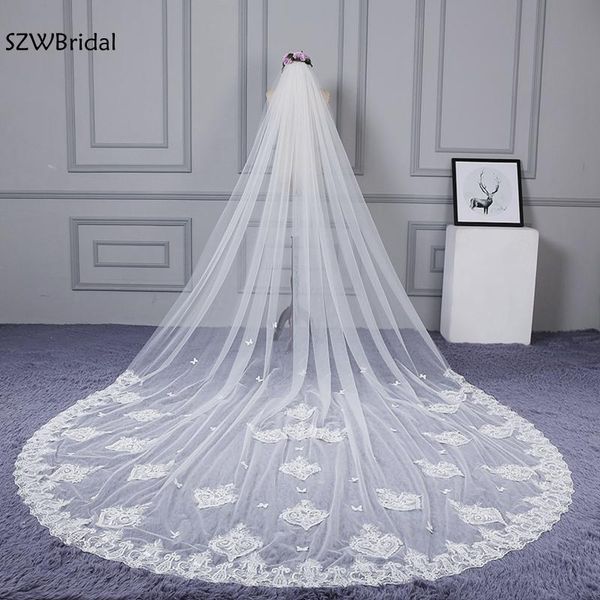 bridal veils arrival ivory lace appliques 3 meter wedding accessories 2021 veil welon voile mariage cathedral, Black
bridal veils arrival ivory lace appliques 3 meter wedding accessories 2021 veil welon voile mariage cathedral, Black