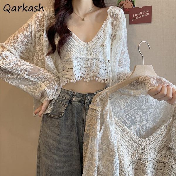 women's tracksuits women sets long sleeve cardigan v-neck camisole crop chic all-match lace vintage fashionable korean streetwear holl, Gray
women's tracksuits women sets long sleeve cardigan v-neck camisole crop chic all-match lace vintage fashionable korean streetwear holl, Gray