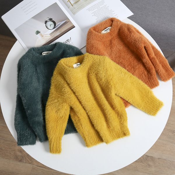 new winter baby children knitted sweaters imitation mink pullovers infants kids clothes soft warm toddlers sweater 1-4y, Blue
new winter baby children knitted sweaters imitation mink pullovers infants kids clothes soft warm toddlers sweater 1-4y, Blue
