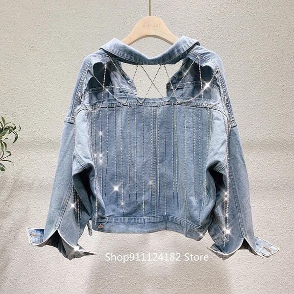 women's jackets european goods spring heavy industry fringed denim short jacket female loose hole hollow personality top, Black;brown
women's jackets european goods spring heavy industry fringed denim short jacket female loose hole hollow personality top, Black;brown