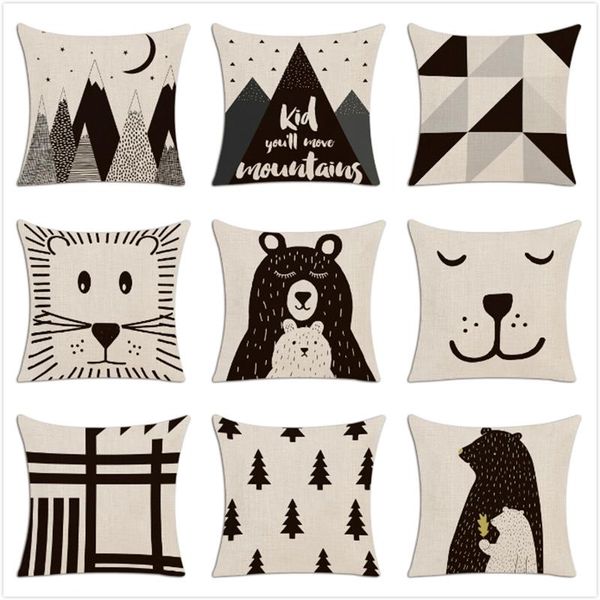 cushion/decorative pillow children simple cushion cover hand painted cartoon animals case nordic style forest bear bookcase mountain
cushion/decorative pillow children simple cushion cover hand painted cartoon animals case nordic style forest bear bookcase mountain
