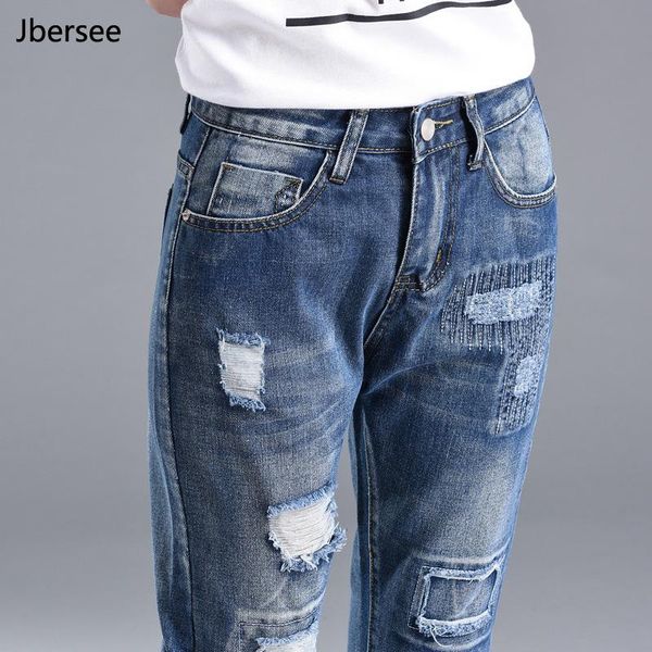 fashion women jeans woman summer high waist plus size denim pants loose hole straight ankle-length for women's, Blue
fashion women jeans woman summer high waist plus size denim pants loose hole straight ankle-length for women's, Blue