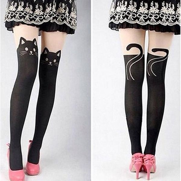 socks & hosiery stocking pantyhose cat women tight black transparent stockings underwear, Black;white
socks & hosiery stocking pantyhose cat women tight black transparent stockings underwear, Black;white