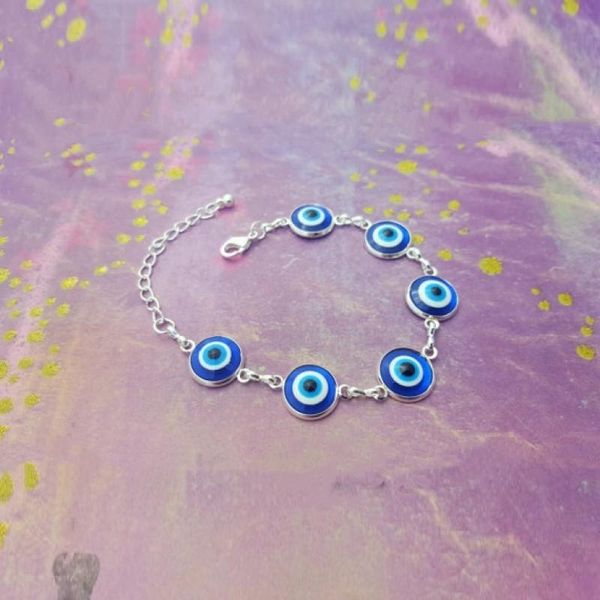 fashion turkish talisman greek blue evil eye bracelet alternative bangle jewelry for girl women gift, Black
fashion turkish talisman greek blue evil eye bracelet alternative bangle jewelry for girl women gift, Black
