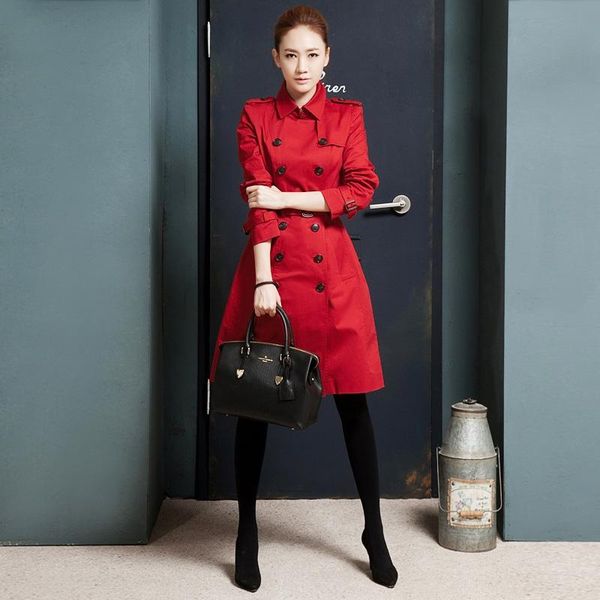 women's trench coats kmetram windbreaker spring coat women clothes 2021 streetwear long korean outwear casaco feminino my2674, Tan;black
women's trench coats kmetram windbreaker spring coat women clothes 2021 streetwear long korean outwear casaco feminino my2674, Tan;black