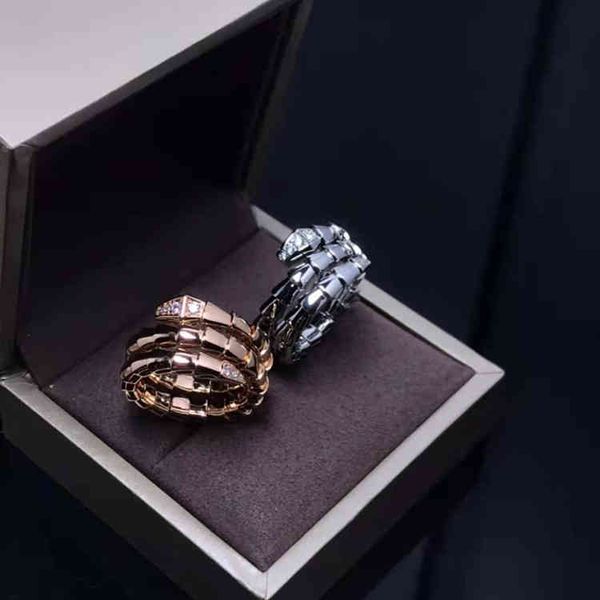 the new baojia bone titanium steel plated 18k gold inlaid double-layer open sp full diamond snake head ring, Silver
the new baojia bone titanium steel plated 18k gold inlaid double-layer open sp full diamond snake head ring, Silver