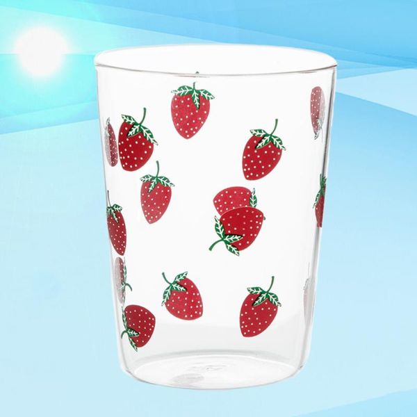 transparent cup strawberry printing glass tea storage for home (red) cups & saucers
transparent cup strawberry printing glass tea storage for home (red) cups & saucers