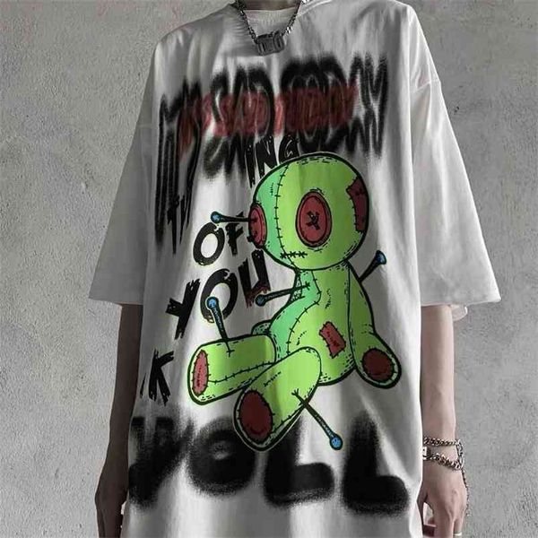 harajuku shirt graffii prined men's clohing korean oversized shor sleeve summer couple graphic s 210706, White;black
harajuku shirt graffii prined men's clohing korean oversized shor sleeve summer couple graphic s 210706, White;black