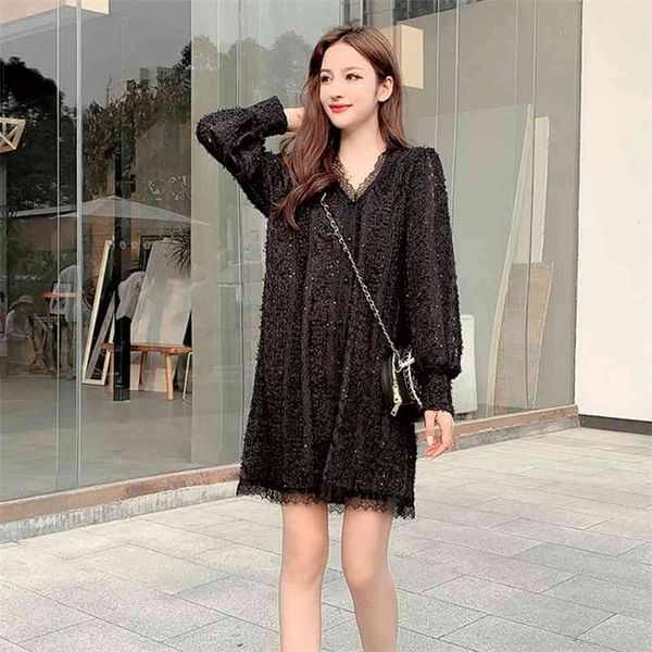 women's summer dresses, korean thin black loose temperament lace female dress pl261 210506, Black;gray
women's summer dresses, korean thin black loose temperament lace female dress pl261 210506, Black;gray