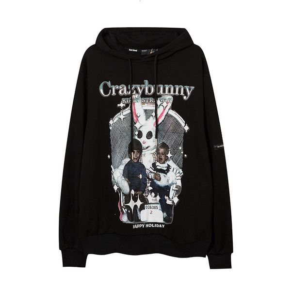 high street brand hooded large sweater image printed long sleeve pullover men's and women's casual hoodie fashion, Black
high street brand hooded large sweater image printed long sleeve pullover men's and women's casual hoodie fashion, Black