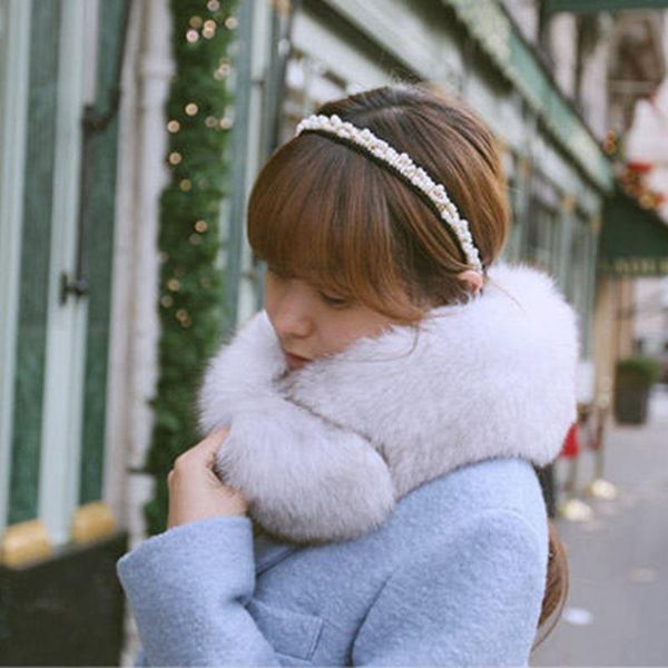 scarves fur collar scarf real shawl fashionable and warm versatile easy for match, Blue;gray
scarves fur collar scarf real shawl fashionable and warm versatile easy for match, Blue;gray