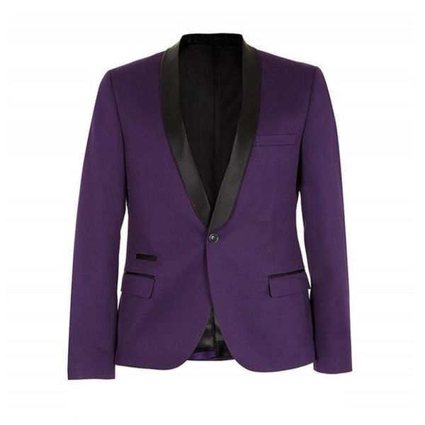 men's suits & blazers custom made side vent groomsmen shawl satin lapel groom tuxedos purple mens wedding man suit jackets, White;black
men's suits & blazers custom made side vent groomsmen shawl satin lapel groom tuxedos purple mens wedding man suit jackets, White;black