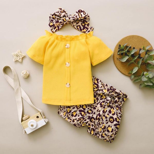 clothing sets #vw baby infant girls fashion suit summer short sleeve button leopard shorts outfits +bowknot headbands 3pcs, White
clothing sets #vw baby infant girls fashion suit summer short sleeve button leopard shorts outfits +bowknot headbands 3pcs, White