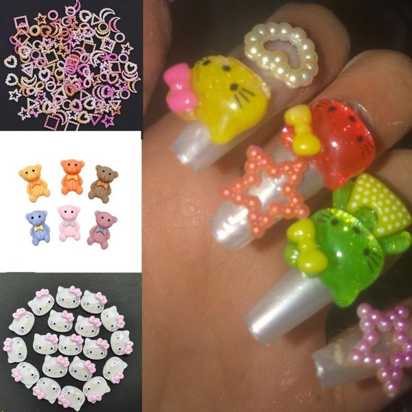 nail art decorations 3d charms kawaii accessories bear/cat / flower rhinestones supplies for manicure, Silver;gold
nail art decorations 3d charms kawaii accessories bear/cat / flower rhinestones supplies for manicure, Silver;gold