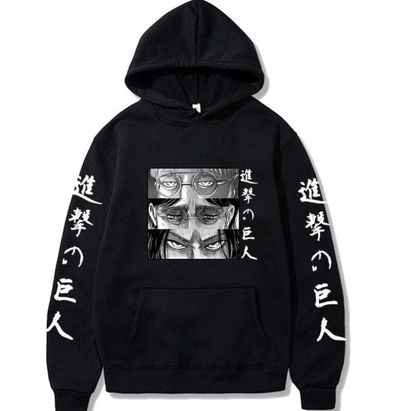 men's hoodies & sweatshirts japanese anime attack on titan eren yeager eyes fashion cartoon graphic patchwork winter casual warm women, Black
men's hoodies & sweatshirts japanese anime attack on titan eren yeager eyes fashion cartoon graphic patchwork winter casual warm women, Black