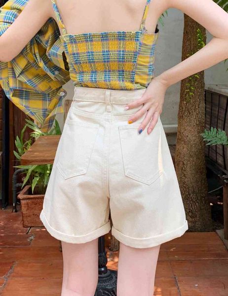 women's shorts acne female summer high-waist enzyme washed black apricot white jeans casual shorts loose blue fit denim, White;black
women's shorts acne female summer high-waist enzyme washed black apricot white jeans casual shorts loose blue fit denim, White;black