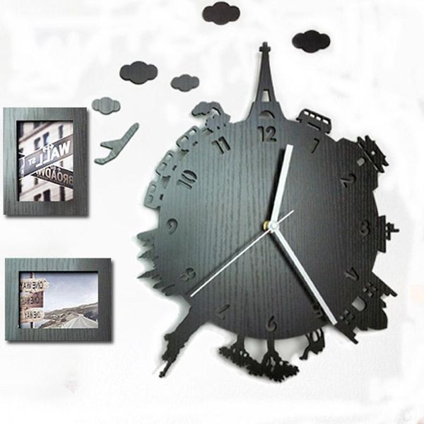 black wood modern wall clock silent living room unique kids design creative reloj pared home decor by50wc clocks
black wood modern wall clock silent living room unique kids design creative reloj pared home decor by50wc clocks
