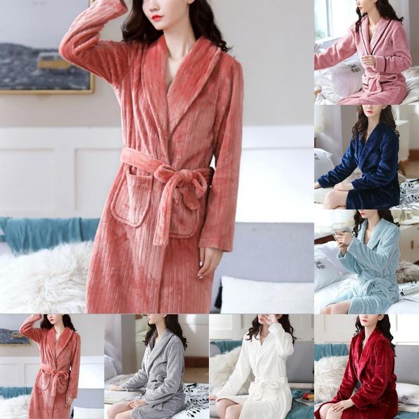 women's sleepwear thick warm winter bathrobe women soft solid kimono bath robe girl dressing gown for flannel robes, Black;red
women's sleepwear thick warm winter bathrobe women soft solid kimono bath robe girl dressing gown for flannel robes, Black;red