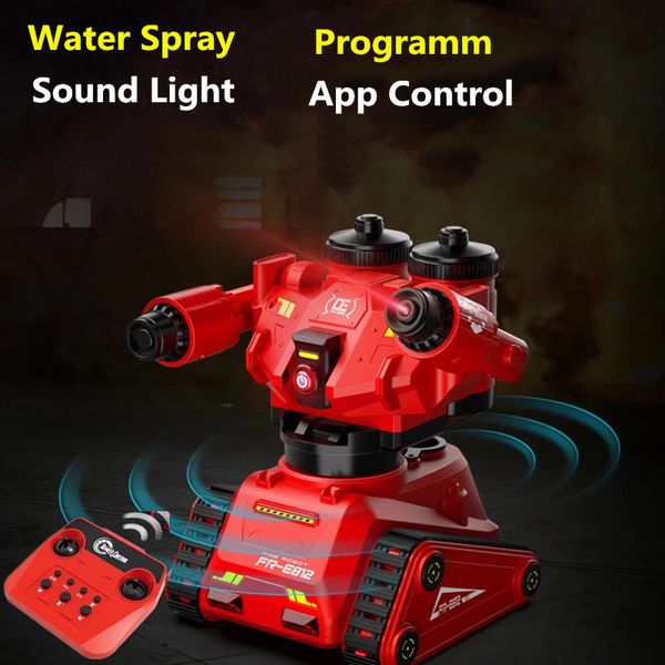 2.4g water spray rc robot app remote control intelligent fire fighting robot simulation music lights programm robot toys for boy
2.4g water spray rc robot app remote control intelligent fire fighting robot simulation music lights programm robot toys for boy
