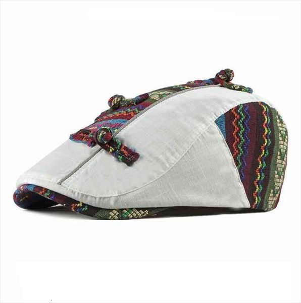 ceqing051 women flat hat summer men casual cotton knot trucker cap folk style male adjustable newboy beret, Blue;gray
ceqing051 women flat hat summer men casual cotton knot trucker cap folk style male adjustable newboy beret, Blue;gray