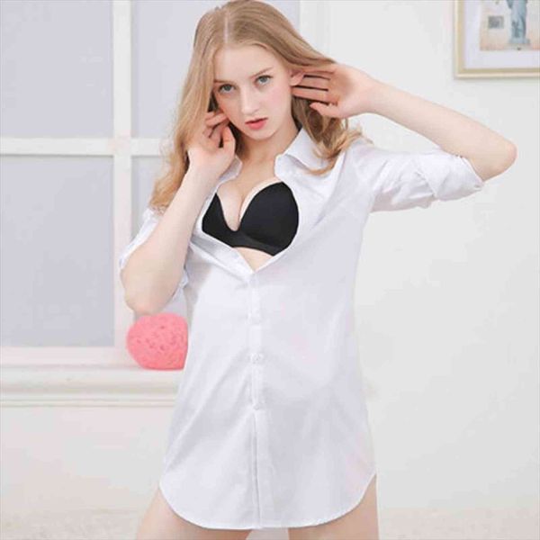 long sleeve white slim womens shirt tunic bf style bustier night wear translucent casual chiffon shirts
long sleeve white slim womens shirt tunic bf style bustier night wear translucent casual chiffon shirts