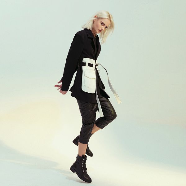blazers female black pocket division temperament blazer lapel sleeve trim spring jacket autumn coat, White;black
blazers female black pocket division temperament blazer lapel sleeve trim spring jacket autumn coat, White;black