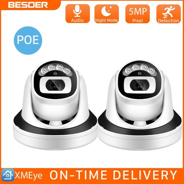 2-pack 5mp 3mp 2mp hd audio 48v poe ip camera ir/color night vision 2.8mm wide angle indoor cctv surveillance dome cameras
2-pack 5mp 3mp 2mp hd audio 48v poe ip camera ir/color night vision 2.8mm wide angle indoor cctv surveillance dome cameras