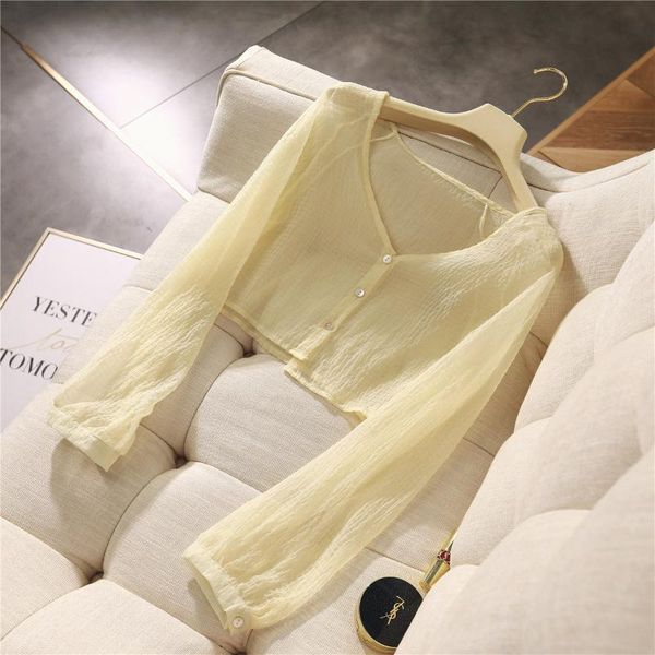 women's blouses & shirts women shirt solid color outerwear thin sunscreen cardigan female 2021 autumn shrug, White
women's blouses & shirts women shirt solid color outerwear thin sunscreen cardigan female 2021 autumn shrug, White