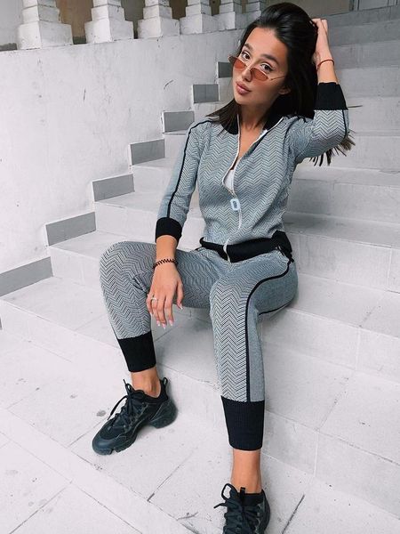 women's two piece pants meiyangyoung vintage stripe women cardigan sweater tracksuits knit jumper y2k set zipper harem suits, White
women's two piece pants meiyangyoung vintage stripe women cardigan sweater tracksuits knit jumper y2k set zipper harem suits, White
