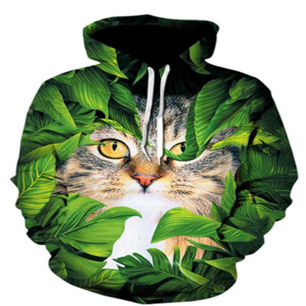 men's hoodies & sweatshirts leaf cat fashion hoodie women's casual hooded sweatshirt 3d printing pullover unisex, Black
men's hoodies & sweatshirts leaf cat fashion hoodie women's casual hooded sweatshirt 3d printing pullover unisex, Black
