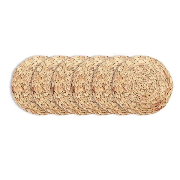mats & pads 6 pcs woven placemats,natural water hyacinth weave placemat round braided rattan tablemats
mats & pads 6 pcs woven placemats,natural water hyacinth weave placemat round braided rattan tablemats